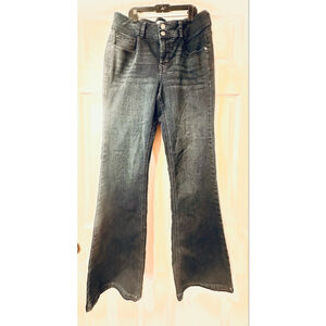 Y2K Women's Bootcut Angels Dark Wash Curvy Jeans Size 10